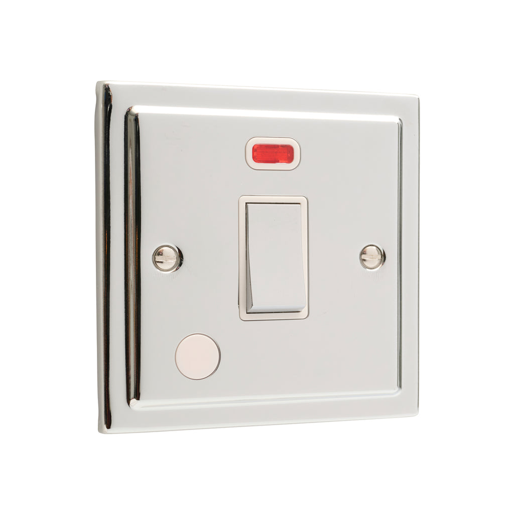 Regency Polished Chrome 20A Double Pole Switch R37PCW