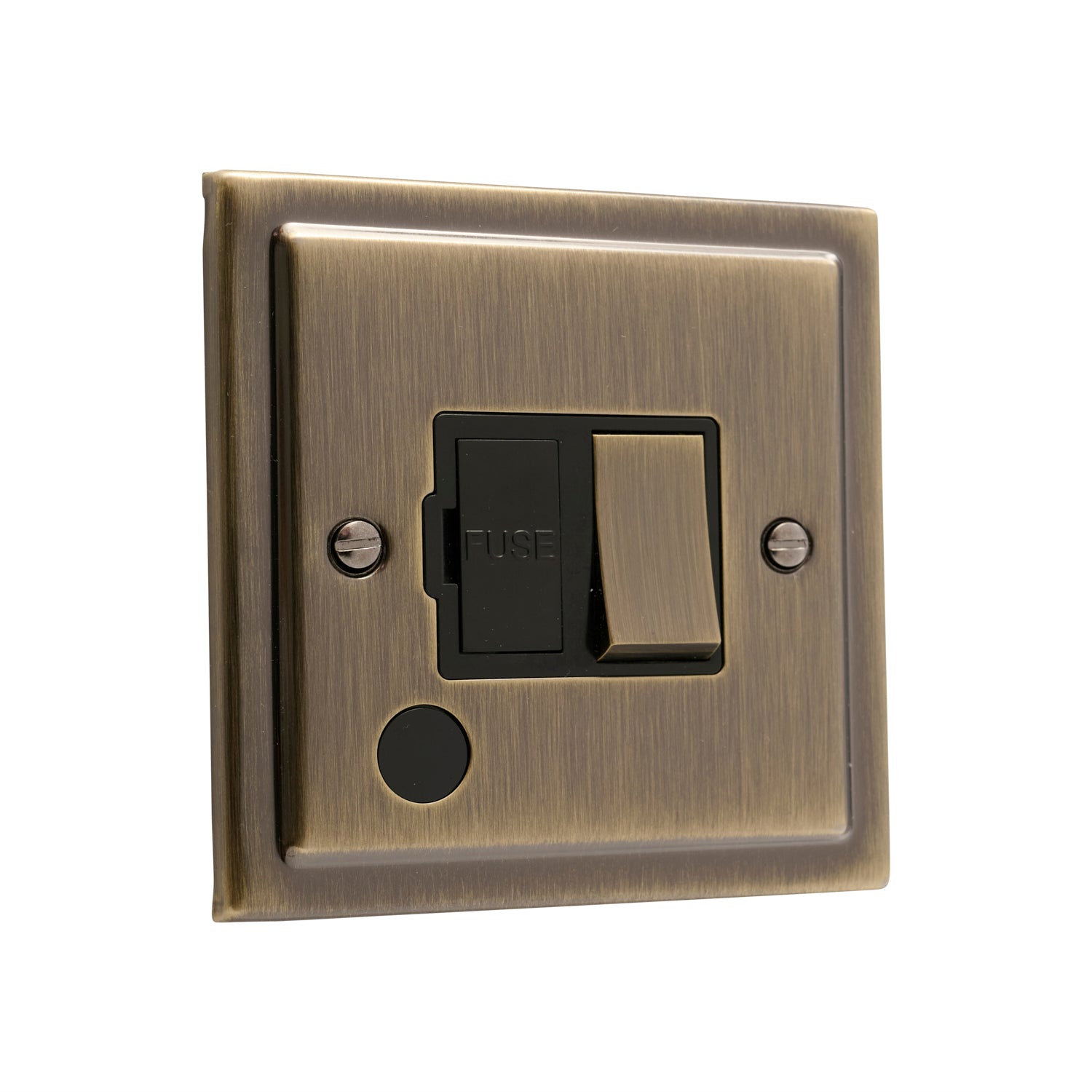 Regency Antique Brass 13A Switched Fuse Spur R38AB