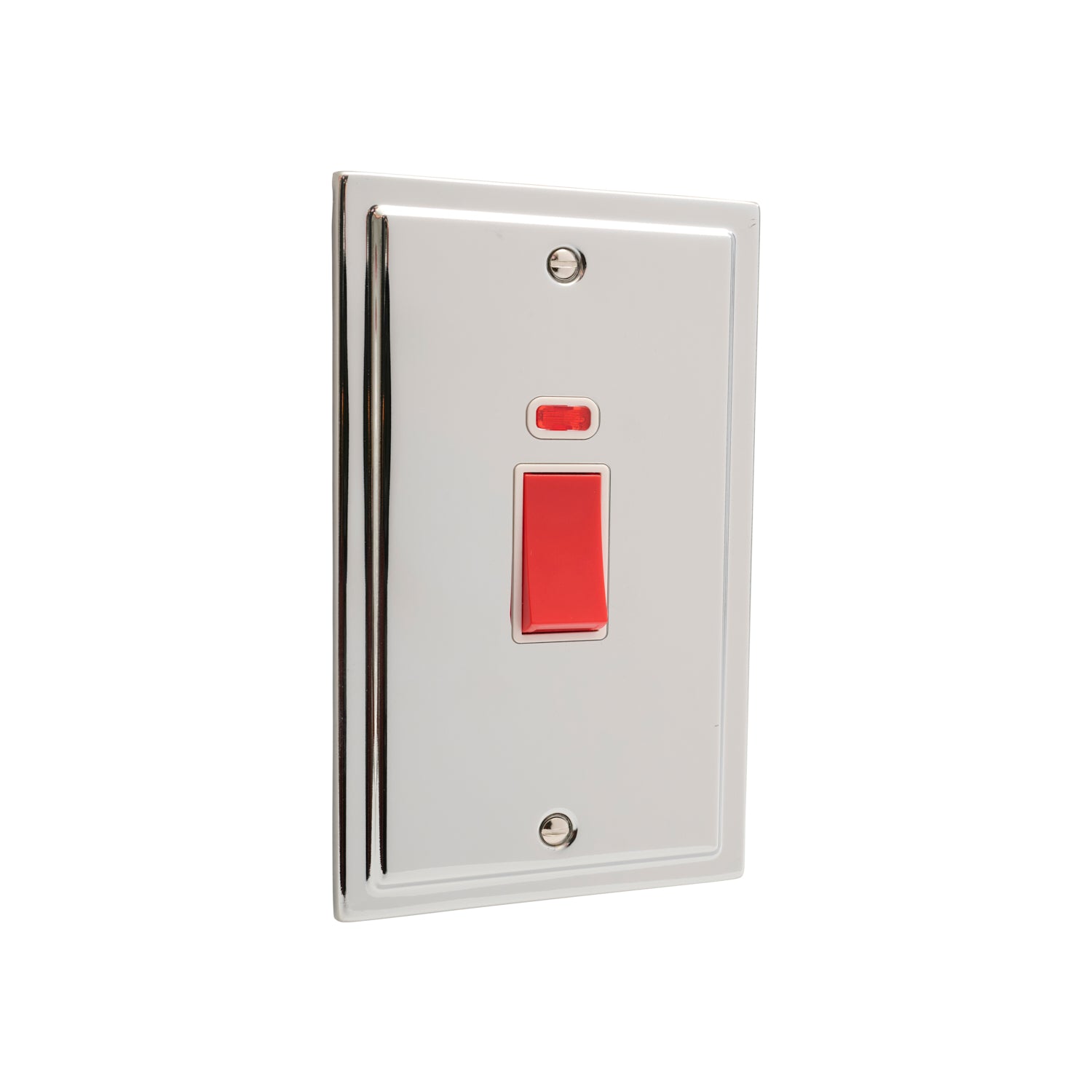 Regency Polished Chrome 45A Double Vertical Cooker Switch R40PCW