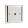 Regency Polished Chrome 1 Gang TV Coaxial Outlet R42PCW