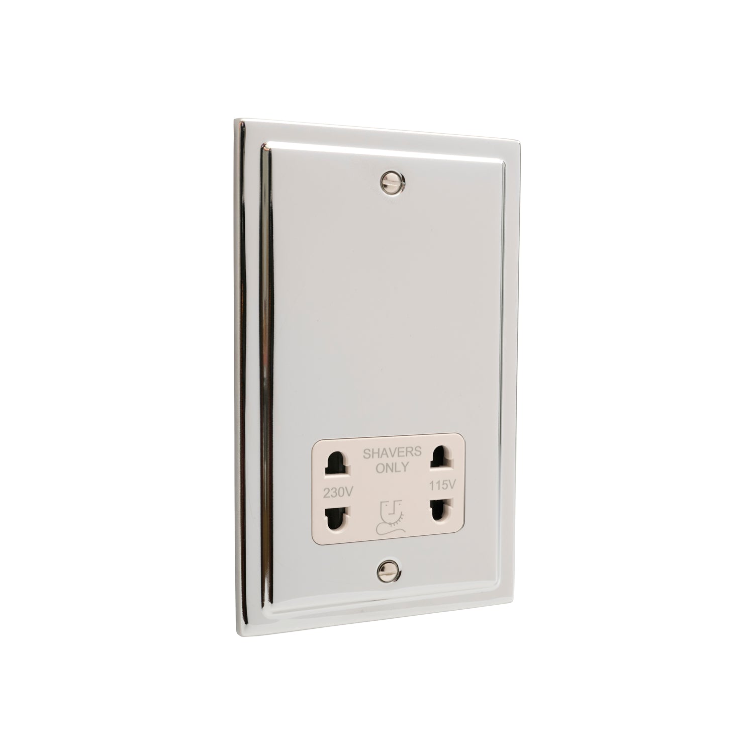 Regency Polished Chrome Shaver Socket - R48PCW
