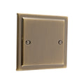 Regency Antique Brass Single Blanking Plate R49AB