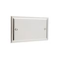 Regency Polished Chrome Double Blanking Plate R50PCW