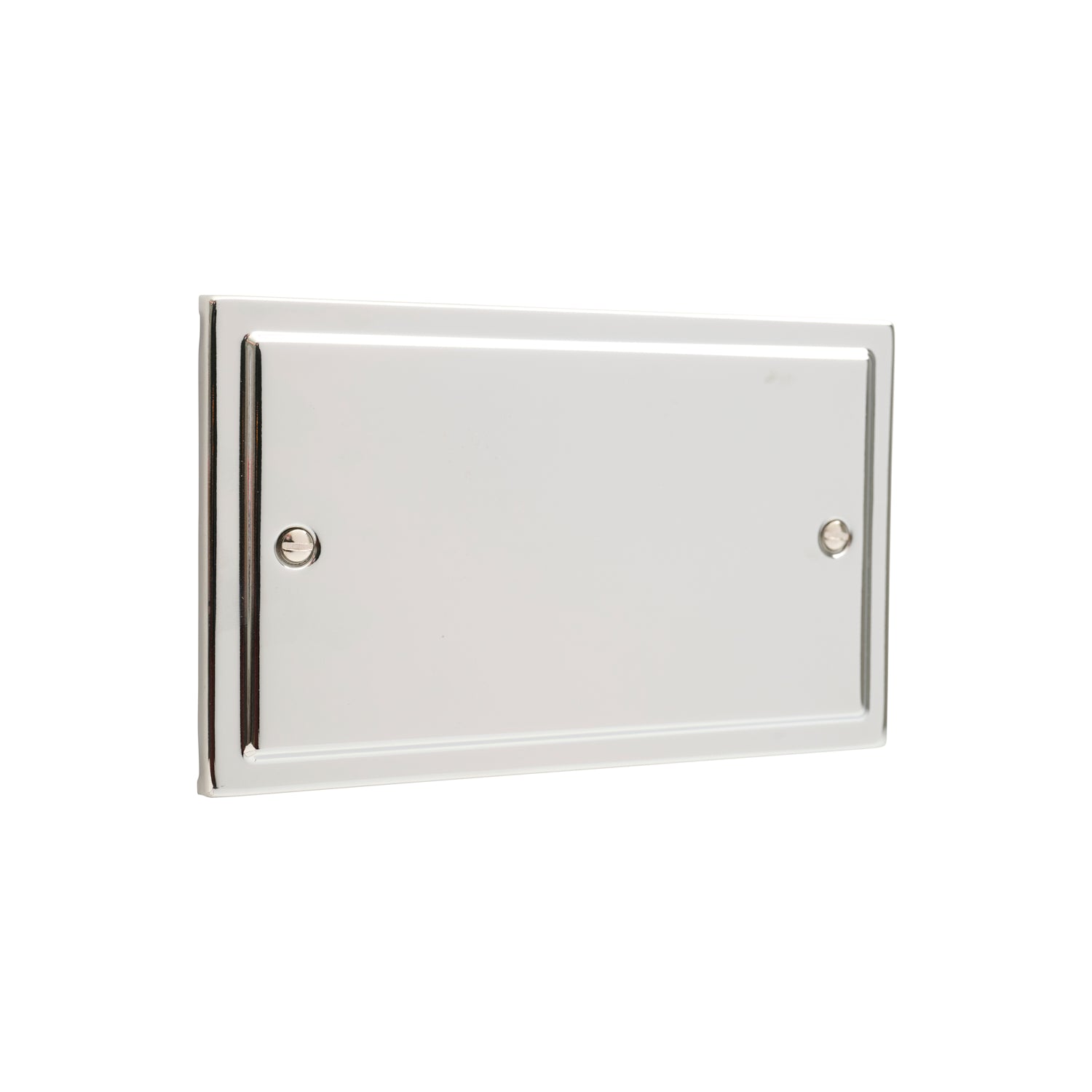 Regency Polished Chrome Double Blanking Plate R50PCW