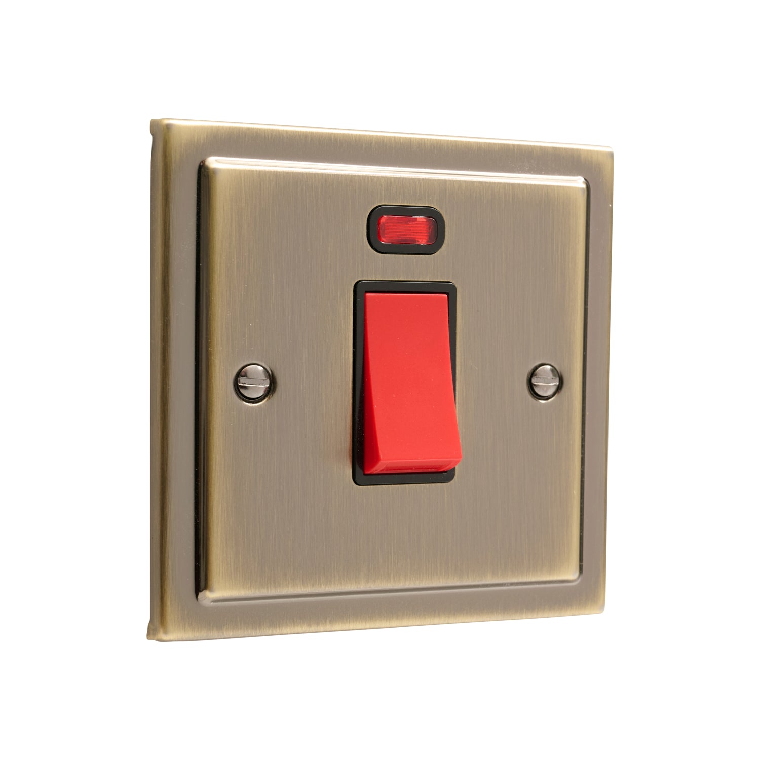 Regency Antique Brass 45A Single Cooker Switch R52AB