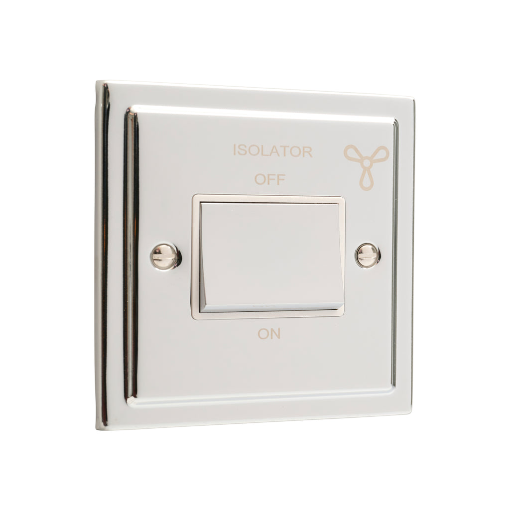 Regency Polished Chrome Fan Isolator Switch R53PCW