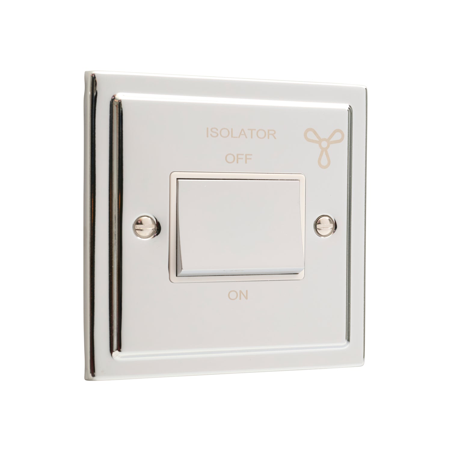 Regency Polished Chrome Fan Isolator Switch R53PCW