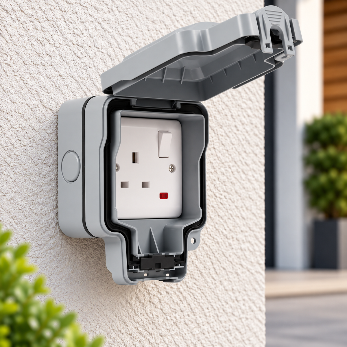 SFG06 - 1 Gang 13a Outdoor Weatherproof Socket