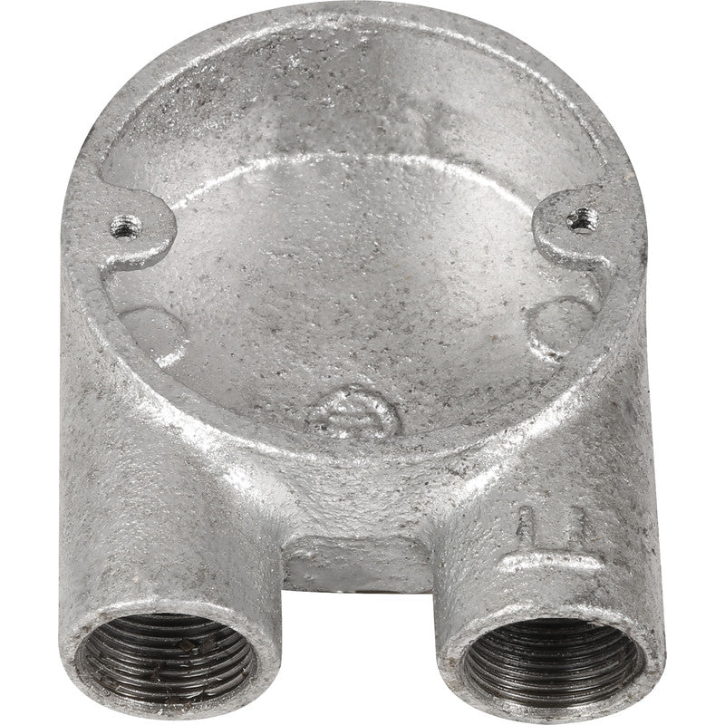 2 Way U Box Mall Box Galvanised - U20