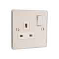 Urban Edge Single 1 Gang  13a Socket - UE06PCW