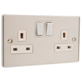 Urban Edge Double 2 Gang 13a Socket - UE07PCW