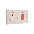 Urban Edge 45A Cooker Switch with Socket - UE41PCW