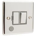 Windsor Polished Chrome 13A Switched Fuse Spur – W38PCG