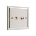 Regency Polished Chrome Satellite & TV Outlet R54PCW