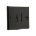 Windsor Matt Black Unswitched Fused Spur - W55MBB