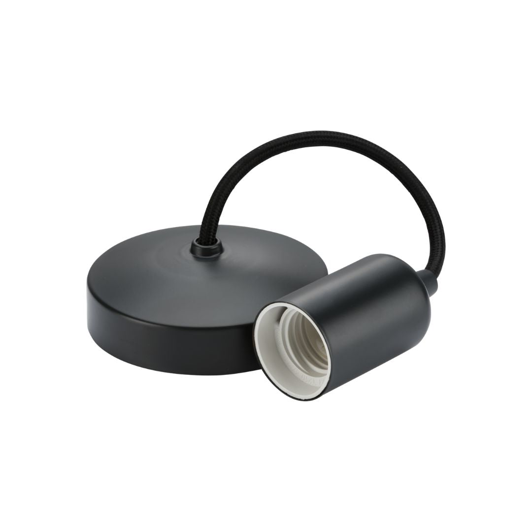 Anthracite 6" E27 Contemporary Pendant Set - 8270AT