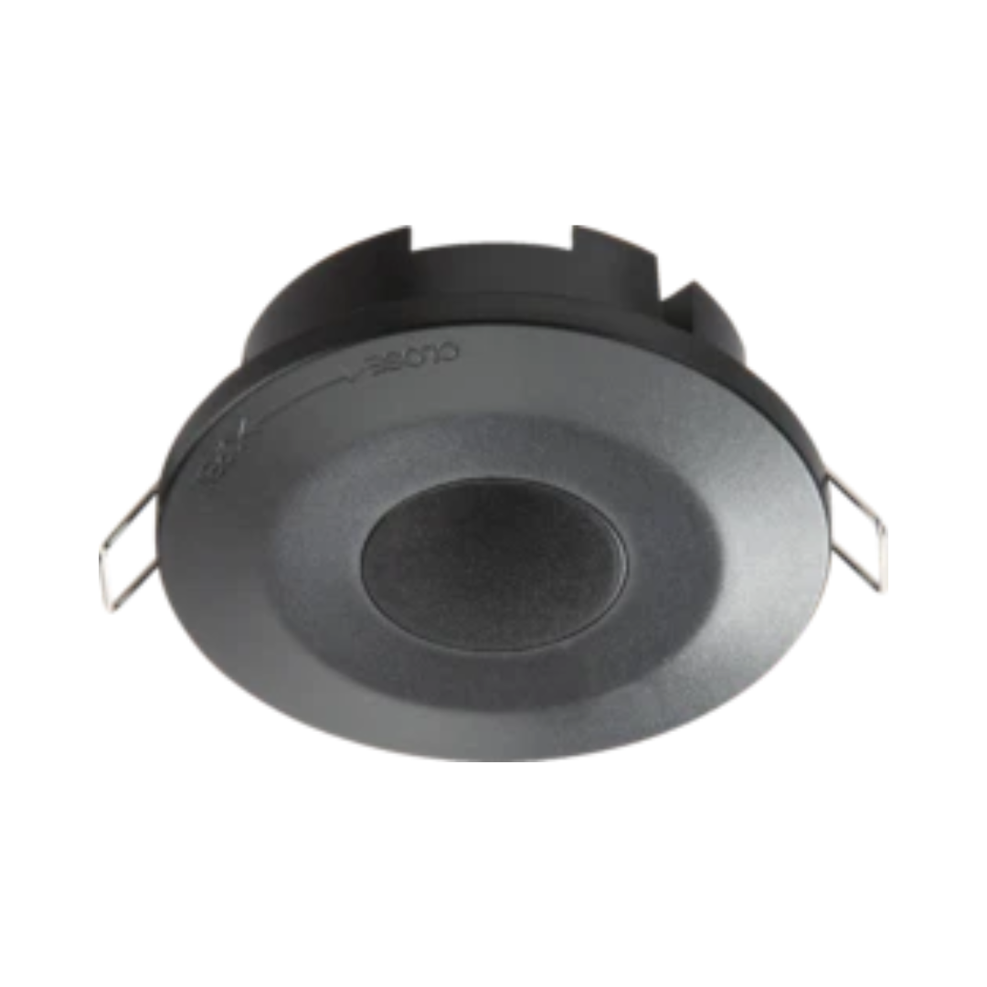 IP20 360° 2 in 1 mmWave Occupancy Sensor - Surface or Recess Mounting - Black
