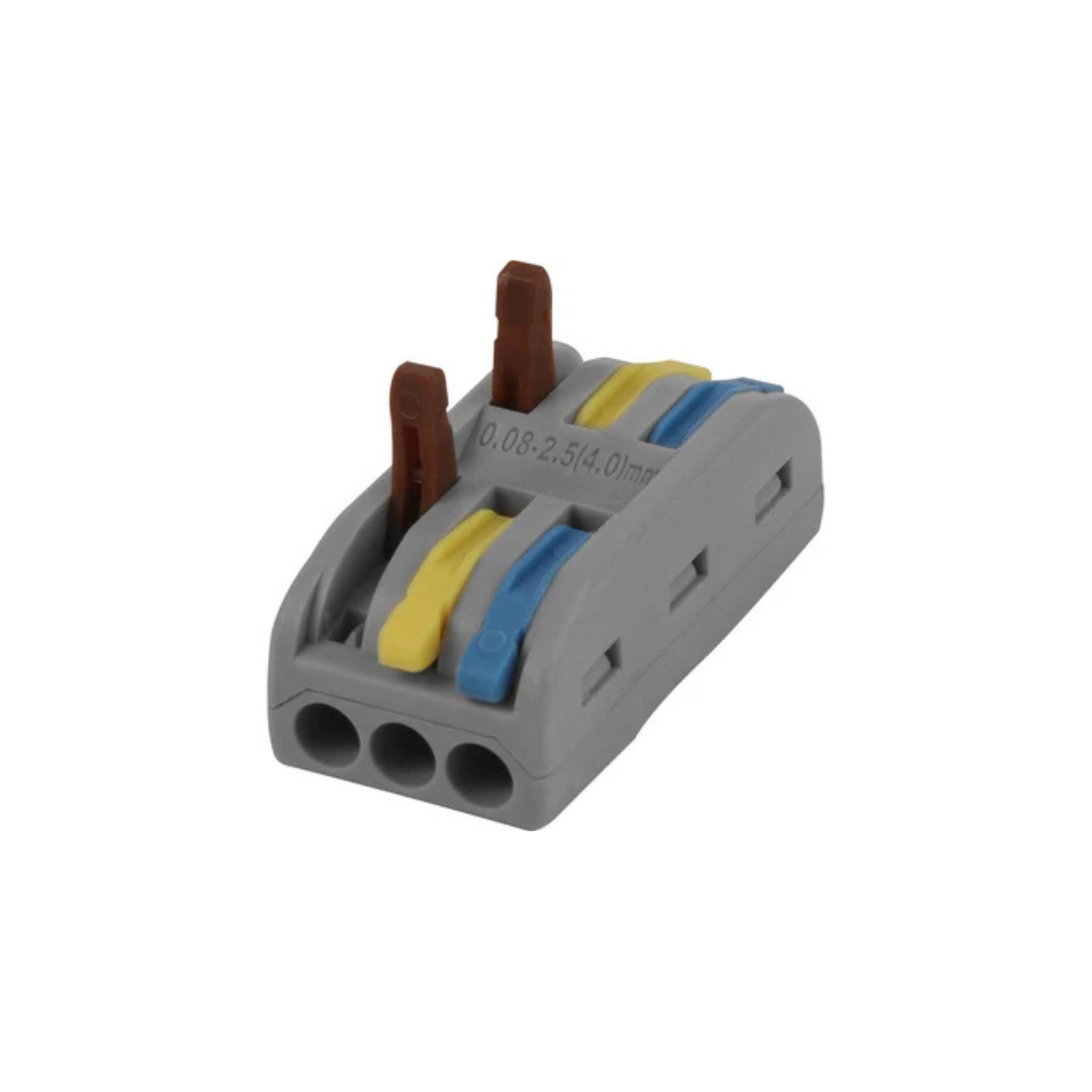 3 In 3 Out Inline 32a Lever Connectors Pack of 10 - VUEP139-10