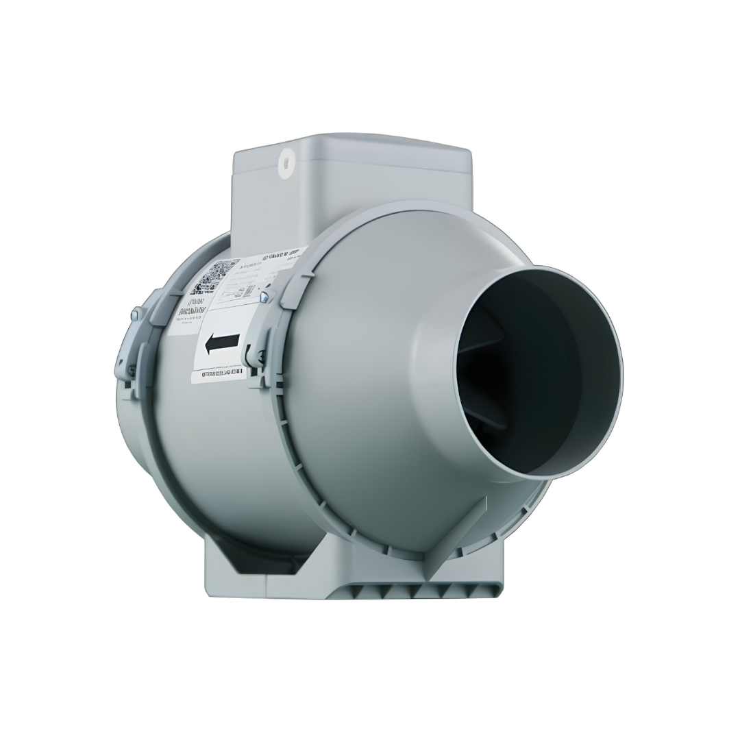 Deta Vimark 4" Inline Mixed Flow Fan with Timer - 4755MFT