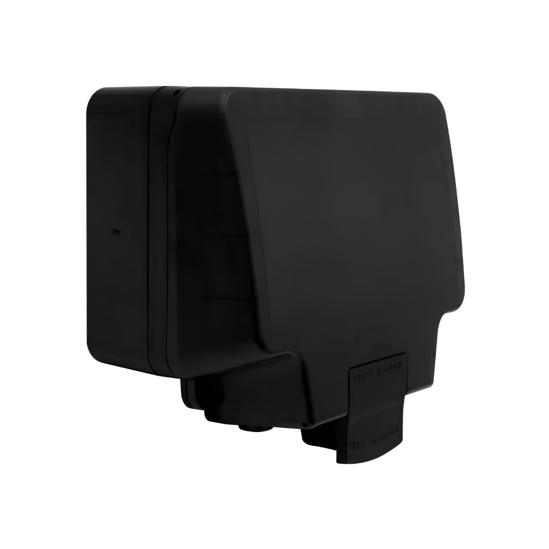 Deta Vimark WeatherPro IP66 2 Gang 13A Switched Socket DP with Neon