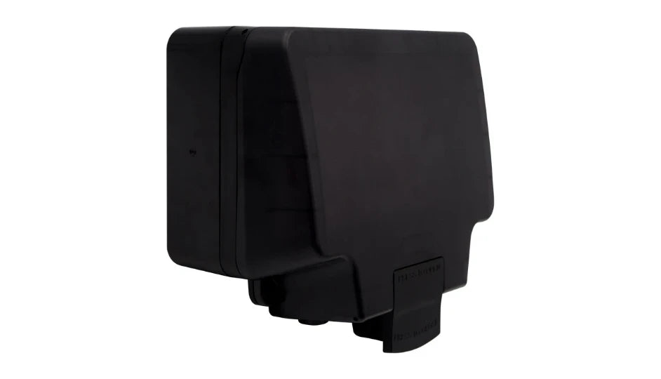 Deta Vimark WeatherPro IP66 2 Gang 13A Switched Socket DP with Neon