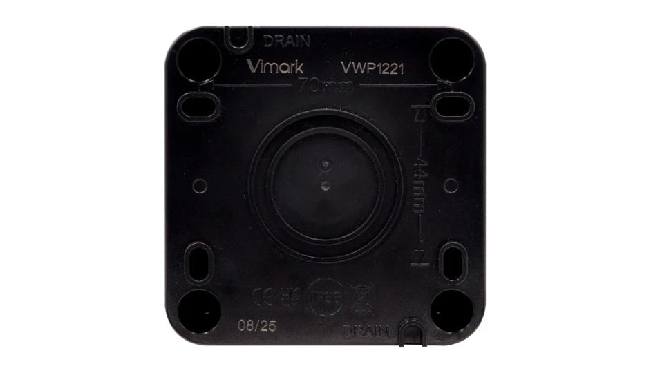 Deta Vimark WeatherPro IP66 1 Gang 2 Way 20AX Switch with Neon
