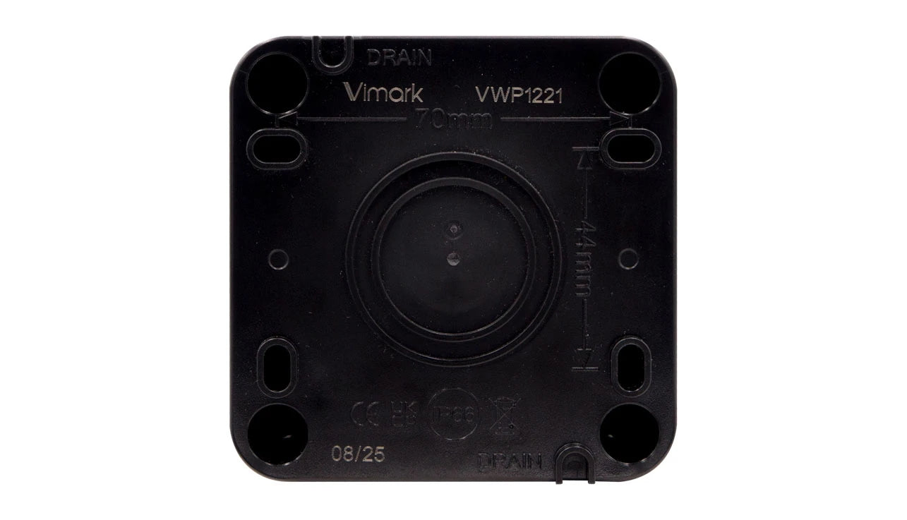 Deta Vimark WeatherPro IP66 20A DP Switch with Neon