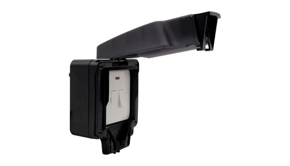 Deta Vimark WeatherPro IP66 13A Switched Spur with Neon