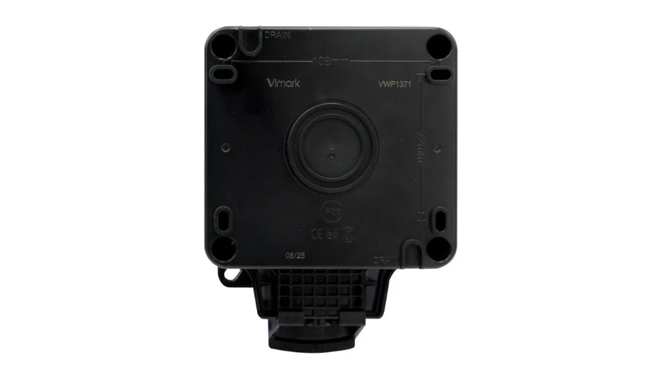Deta Vimark WeatherPro IP66 13A Switched Spur with Neon