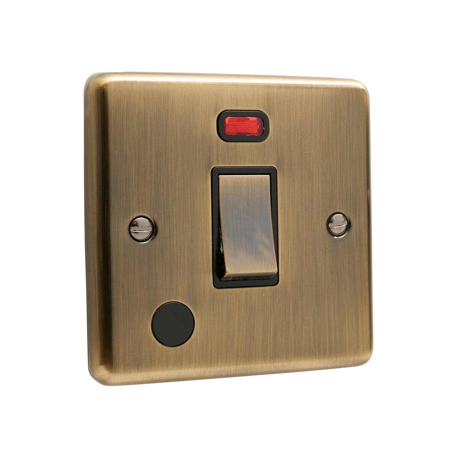 Windsor Antique Brass 20A Double Pole Switch - W37AB