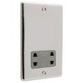 Polished Chrome Shaver Socket – W48PCG