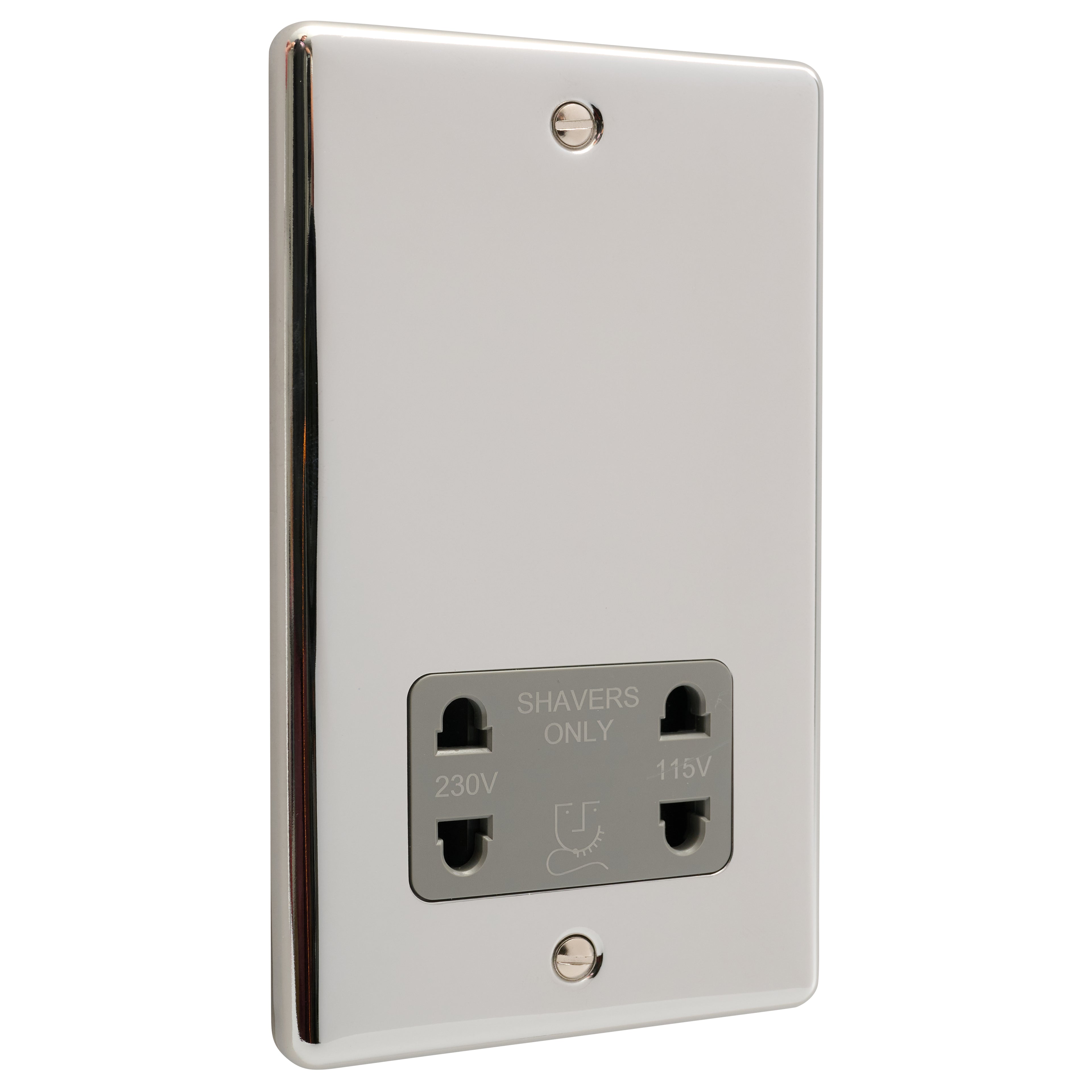 Polished Chrome Shaver Socket – W48PCG