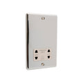 Polished Chrome Shaver Socket - W48PCW