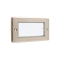 Windsor Brushed Steel Data Plate 4 Modules Grey Insert – W64BSG