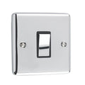 Polished Chrome 1 Gang Intermediate Light Switch - W05PCB image 0