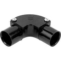 20mm Black PVC Inspection Elbow - IB-20B image 0