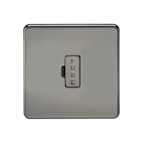 Black Nickel 13A Fused Spur Unit - SF6000BN image 0