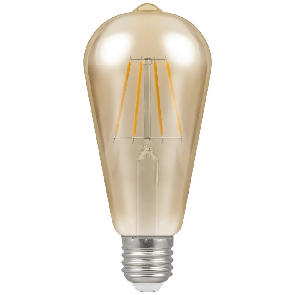 LED ST64 Filament Antique • Dimmable • 5W • 2200K • ES-E27 image 0