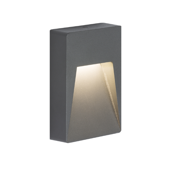 Anthracite 230V IP54 2W LED Guide Light - RWL2A image 0