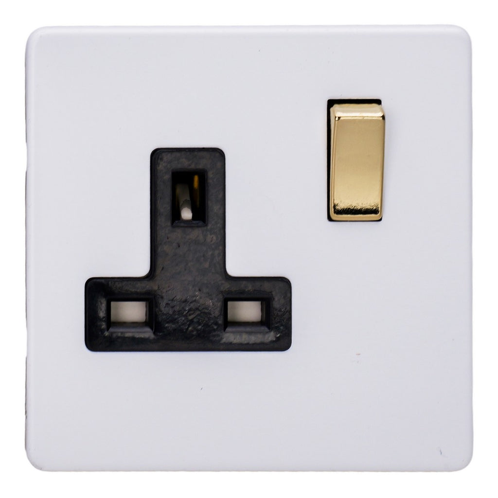 Varilight 1-Gang 13A Double Pole Switched Socket - XDY4VBS.PD image 0