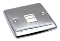 Definition Polished Chrome Telephone BT Secondary Socket D44PCW image 0