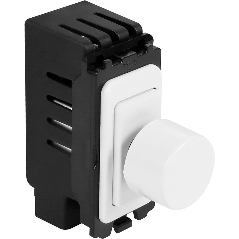 White Grid LED Intelligent Dimmer  - DMIN25STW image 0