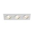 Ambar Tri Tilt Square Downlight White - AMA3TSW image 0