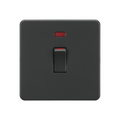 Anthracite 45A DP Switch with Neon (1G size) - SF81MNAT image 0