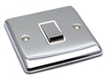 Definition Polished Chrome 1 Gang Single 10a Light Switch -  D01PCW image 0