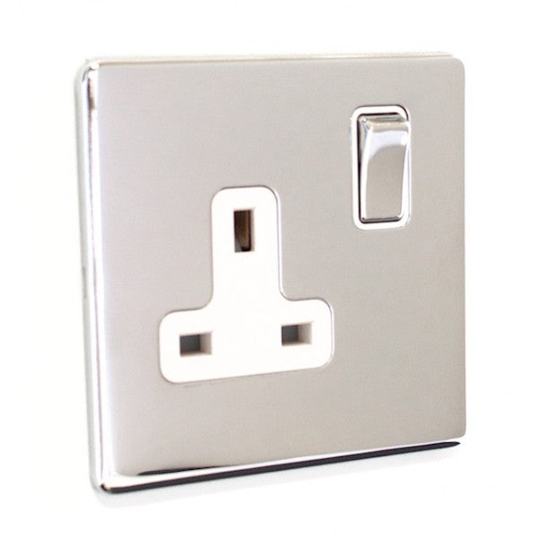 Single 1 Gang  13a Socket - SG06PCW image 0
