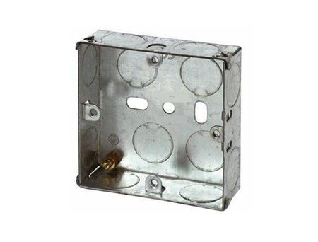 25mm Single Metal Back Box - VUEP874 image 0