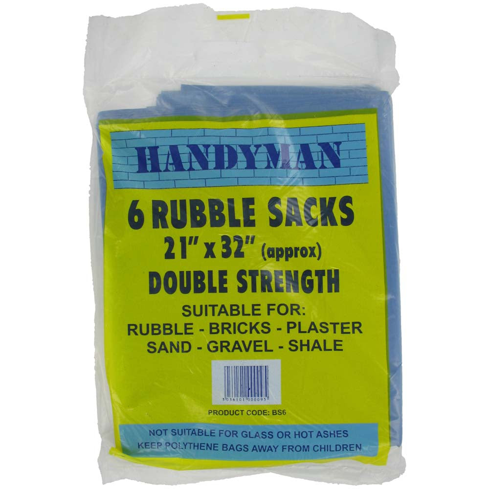RUBBLE SACKS (PACK OF 6) - RSB image 0