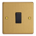 Brushed Brass 1-Gang 20A Double Pole Rocker Switch XDE20B.BB image 0