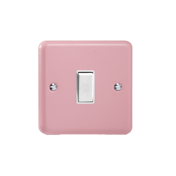 Rose Pink 1-Gang 10A 1- or 2-Way Rocker Switch XY1W.RP image 0